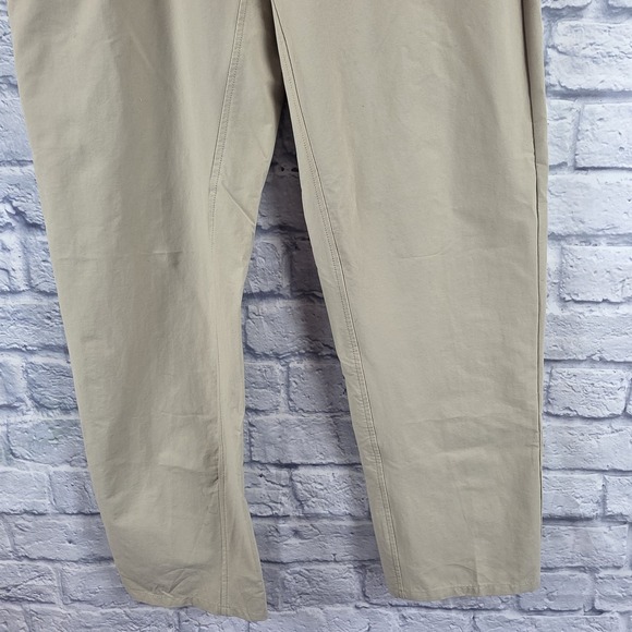 Patagonia Men Beige Quandary Pants Hiking Trail Zip Pocket Stretch Nylon 35X31 - Picture 5 of 11